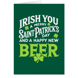 Irish You Merry Saint Patrick's Day Gelukkig Nieuw