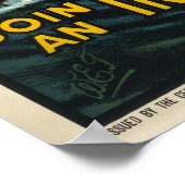 Irishmen Avenge le Poster vintage Lusitania (Coin)