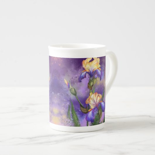 Irissen Bone China Mok (Voorkant rechts)