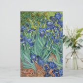 Irissen door Van Gogh Briefpapier (Staand voorkant)