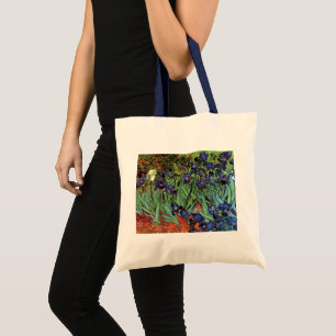 Irissen door Vincent van Gogh, Vintage Tuinkunst Tote Bag