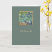 Irissen Fine Art Custom Sympathy Card Kaart (Gele Bloem)