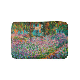 Irissen Monet Tuin Giverny bloemen Badmat