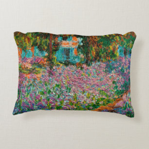 Irissen Monet Tuin Giverny bloemen Decoratief Kussen