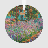 Irissen Monet Tuin Giverny bloemen Ornament (achterkant)