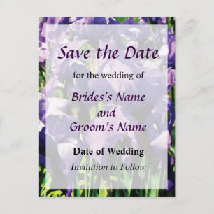 Irissen Princess Royal Smith Save the Date Aankondigingskaart