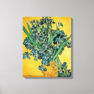 Irissen - Van Gogh - c1890 Canvas Afdruk