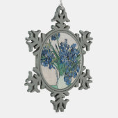 Irissen van Gogh: Tin Sneeuwvlok Ornament (Links)