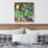 Irissen van Van Gogh Fine Art Canvas Print (Insitu (Slaapkamer))