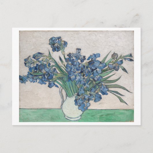 Irissen van Vincent Van Gogh Bloemen Briefkaart (Voorkant)