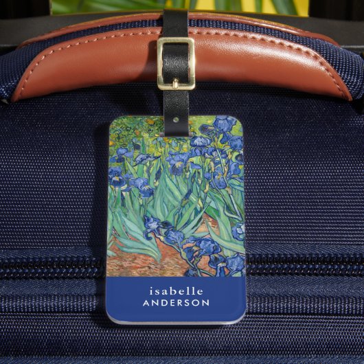 Irissen | Vincent van Gogh Bagagelabel (Voorkant Insitu 2)