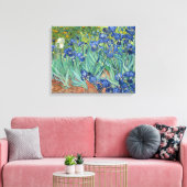 Irissen | Vincent van Gogh Canvas Afdruk (Insitu (Woonkamer))