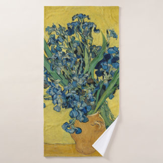 Irissen - Vincent van Gogh Fine Art Badhanddoek