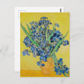 IrisVincent van Gogh Briefkaart (Voorkant / Achterkant)