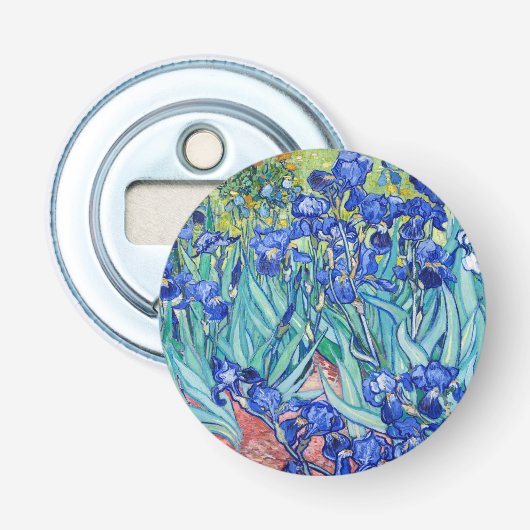 IrisVincent van Gogh Button Flesopener (Voorkant)