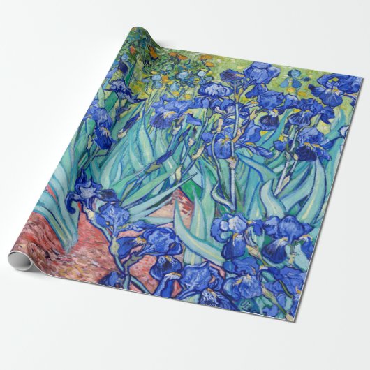 IrisVincent van Gogh Cadeaupapier (Uitgerold)