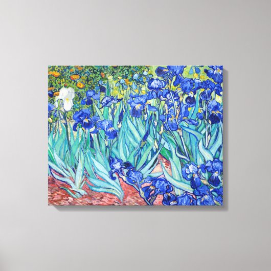 IrisVincent van Gogh Canvas Afdruk (Voorkant)