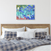 IrisVincent van Gogh Canvas Afdruk (Insitu (Slaapkamer))