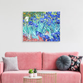 IrisVincent van Gogh Canvas Afdruk (Insitu (Woonkamer))