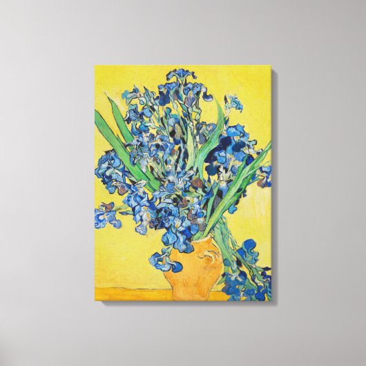IrisVincent van Gogh Canvas Afdruk (Voorkant)