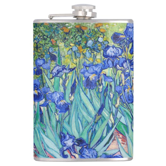 IrisVincent van Gogh Heupfles (Voorkant)