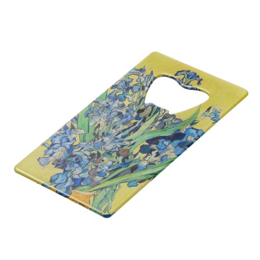 IrisVincent van Gogh Kredietkaart Flessenopener (Voorkant Gekanteld)
