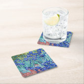 IrisVincent van Gogh Vierkante Kartonnen Onderzetter (Insitu)