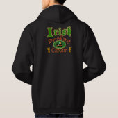Irlandais Boire Cptn Sweat - shirt à capuche perso (Dos)