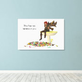 Irlandais Fée Bois Sur Toile De Champignons Imprim (Insitu (Plancher de Bois))