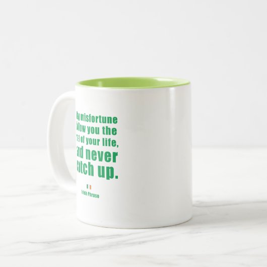 Irlandais Phrase 01 Mug (Devant gauche)