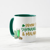 Irlandais Prone to Shenanigans Mug (Devant gauche)