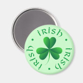 Irlandais Shamrock Magnet (Recto/Verso)