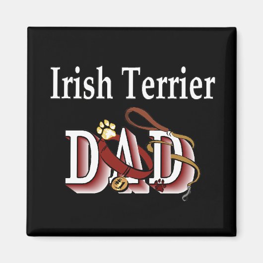 Irlandais Terrier dad Magnet (Devant)