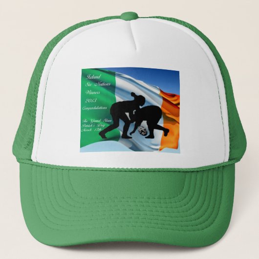 Irlandaise casquette de rugby (Devant)
