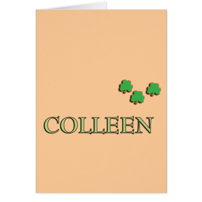 Irlandaise de Colleen (Devant)