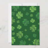 Irlande Anniversaire Adulte Party Invitation (Dos)