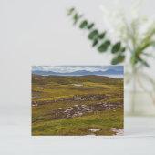 Irlande : carte postale verte (Debout devant)