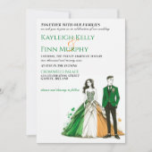 Irlande Couple Faire-part de mariage (Devant)