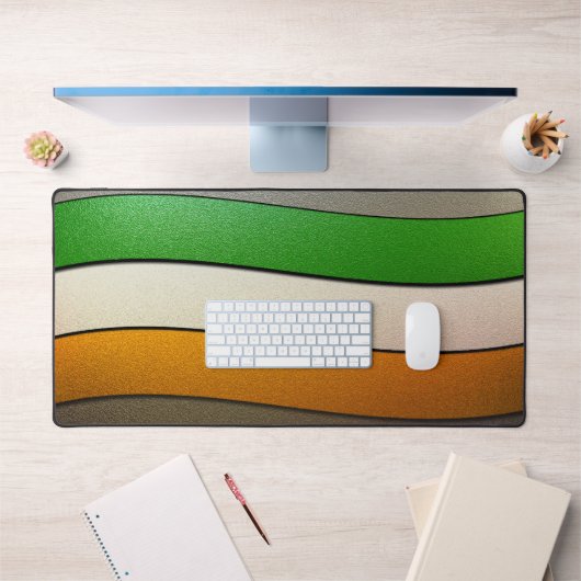 Irlande Drapeau couleurs-Chrome par Shirley Taylor (Bureau 1)