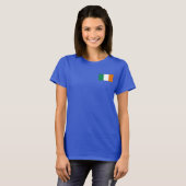 Irlande Drapeau et carte T-shirt (Devant entier)