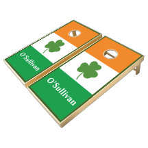 Irlande Drapeau vert Shamrock Clover personnalisé