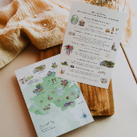 Irlande du Nord | Carte itinéraire de mariage