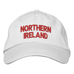 Irlande du Nord rouge sur le Casquette patriotique