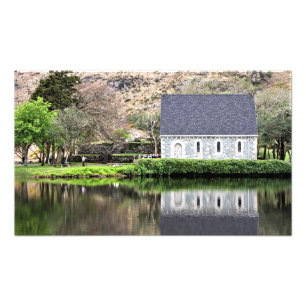 Irlande, Église, Mur de pierre, Lac, Photographie