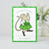 IRLANDE JIG MOUSE 3.5x5 Invitation de partie (Debout devant)