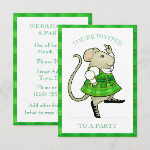 IRLANDE JIG MOUSE 3.5x5 Invitation de partie
