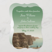 Irlande Mariage Invitations Falaises de Moher (Devant / Derrière)