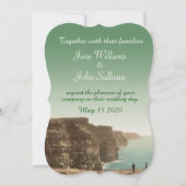 Irlande Mariage Invitations Falaises de Moher (Devant)