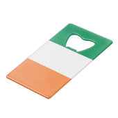 Irlande National Flag, standard irlandais, bannièr (Devant Angle)