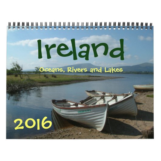 Irlande Océans, rivières et lacs Calendrier 2016 (Protection)